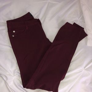 Maroon Pants